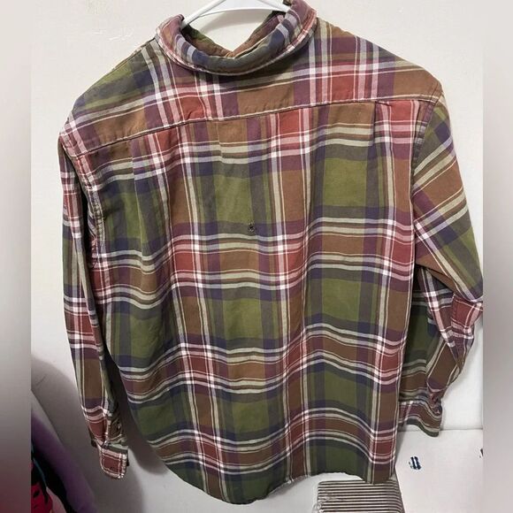 Colorful plaid / stripped button up - Picture 6 of 7